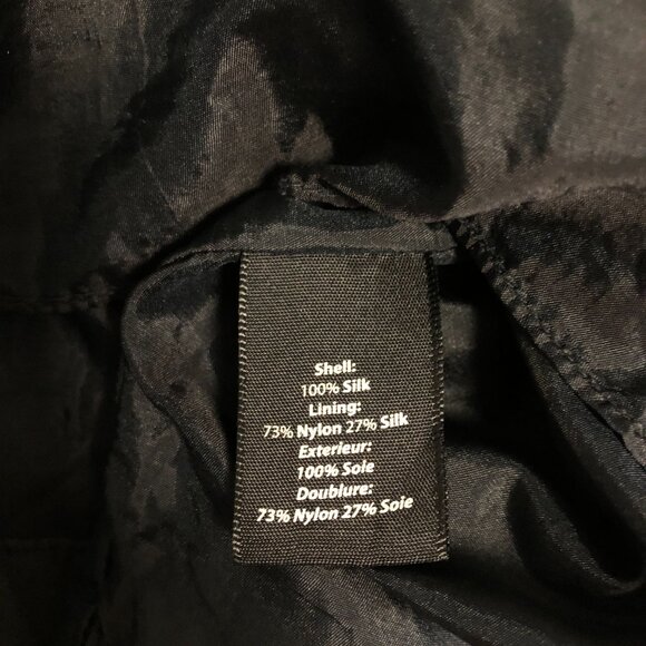 Elizabeth and James 100% Silk Mini Skirt Black Small | Archival | The Row - Picture 7 of 12